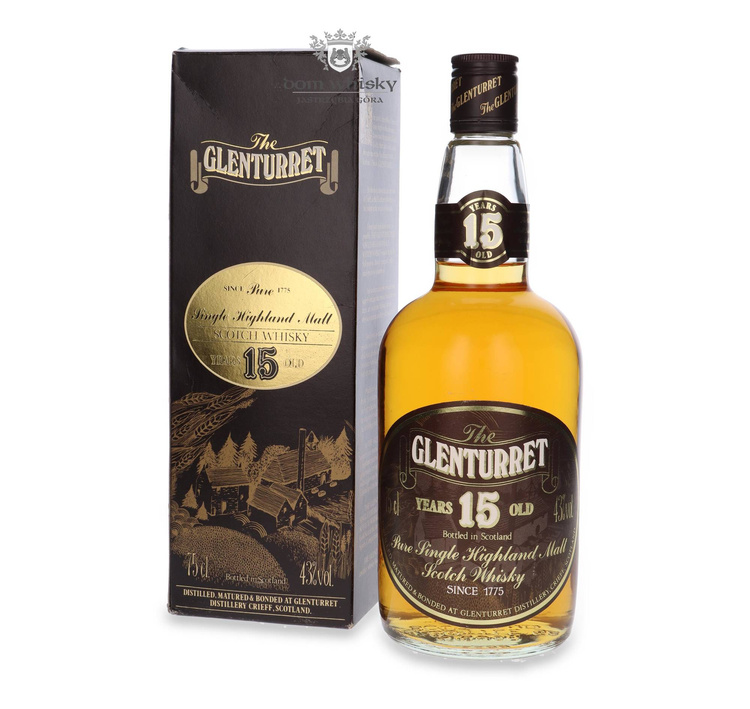 Glenturret 15-letni / 43%/ 0,75l 