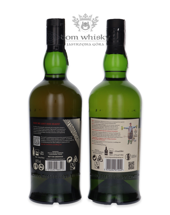 Zestaw: Ardbeg Anamorphic / 48,2% / 0,7l + Ardbeg 8-letni For Discussion / 50,8% / 0,7l