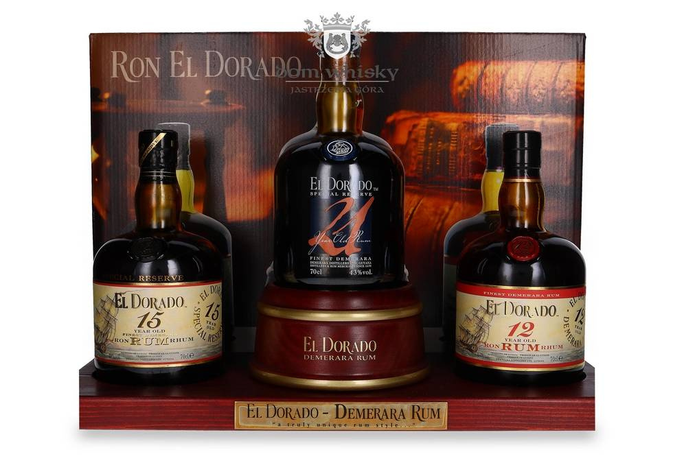 El Dorado Display Tri-Pack 12,15,21-letni / 42% / 2,1l