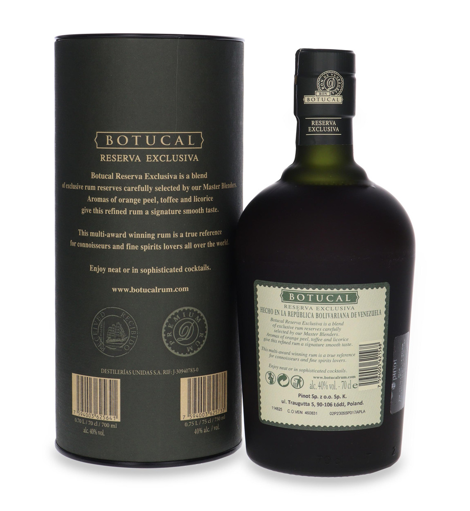 Botucal Reserva Exclusiva / Tuba / 40%/ 0,7l