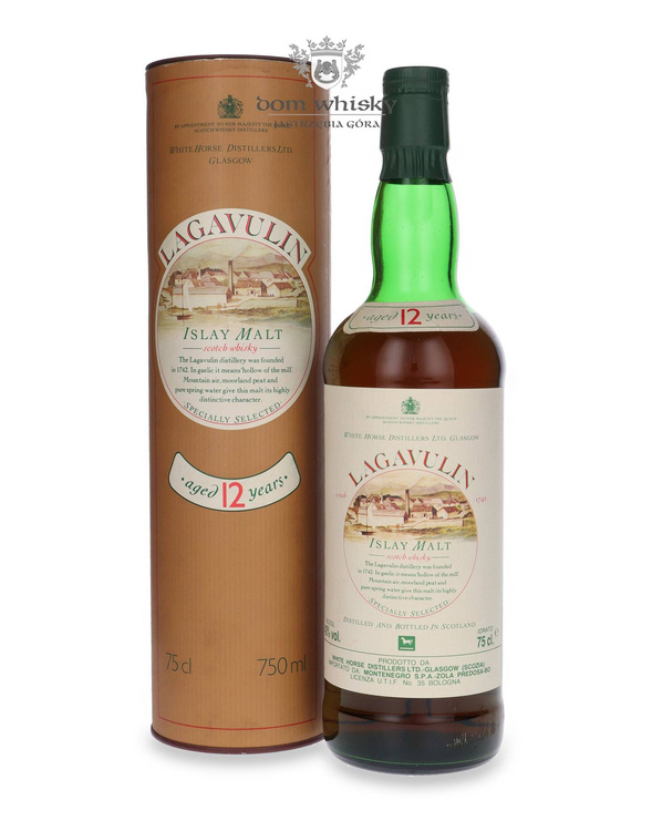 Lagavulin 12-letni (Bottled 1970s for Montenegro Zola) /43%/0,75l