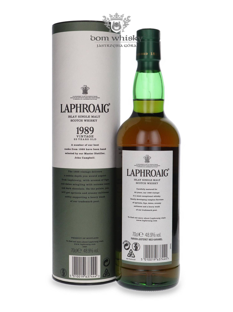 Laphroaig 1989 Vintage, 23-letni /48,9%/0,7l