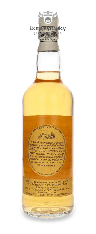 Caol Ila 12-letnia Bulloch Lade & Co.Ltd. /Bez opakowania/ 43% / 0,75l