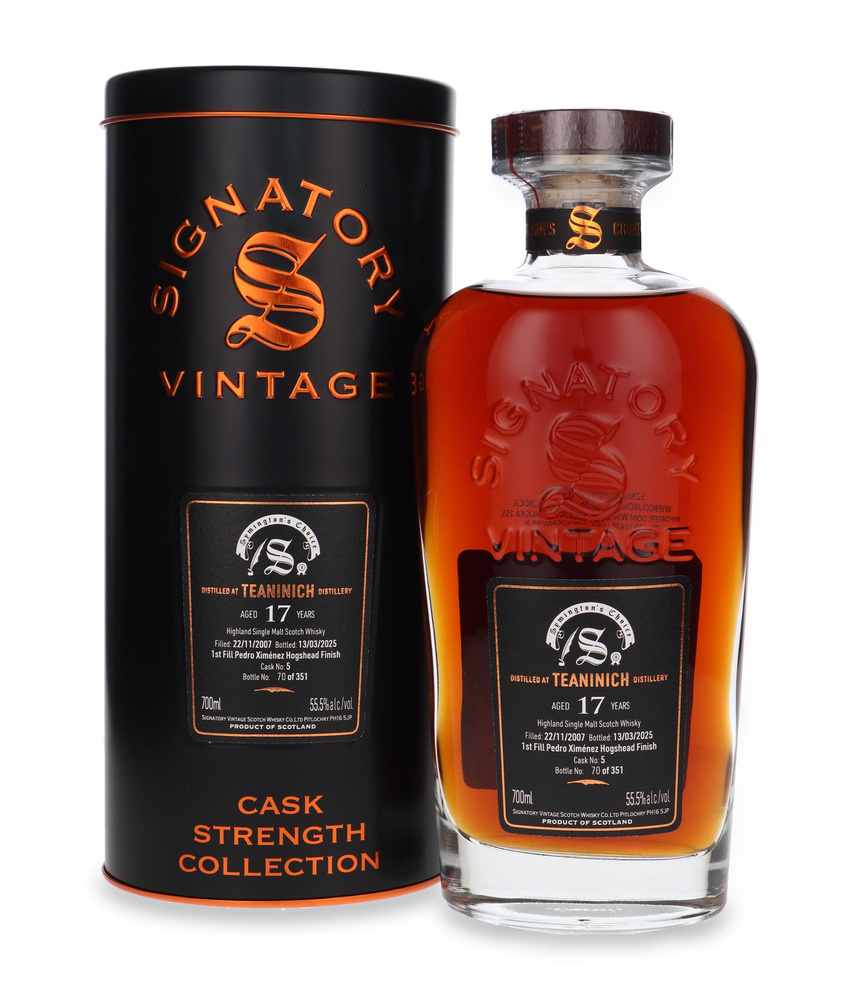 Teaninich 17-letni (D.2007, B.2025) Signatory Vintage / 55,5% / 0,7l