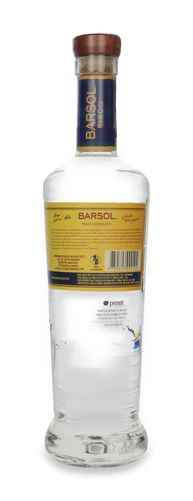 Pisco Barsol Selecto Acholado (Peru) / 41.3% / 0.7l