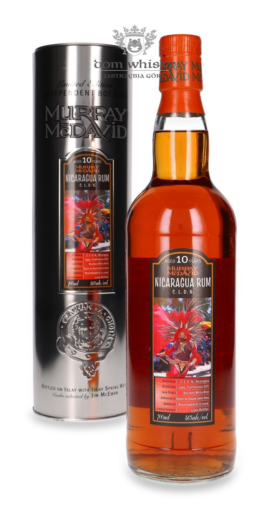 Murray McDavid Nicaragua 10 Year Old Rum 46% 0.7l | Rum Nicaragua 