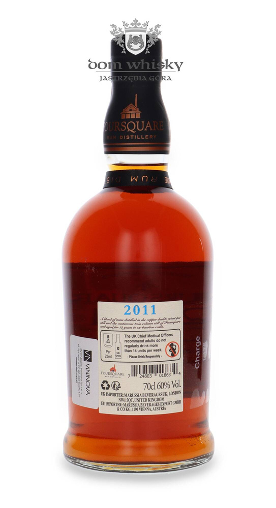 Foursquare 2011, Fine Barbados Rum 12 Year / 60% / 0.7l