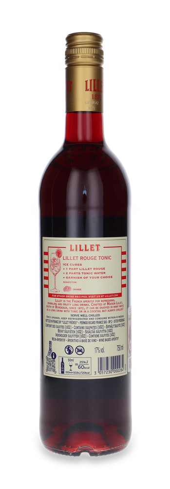 Lillet Rouge Aperitif / 17% / 0.75l