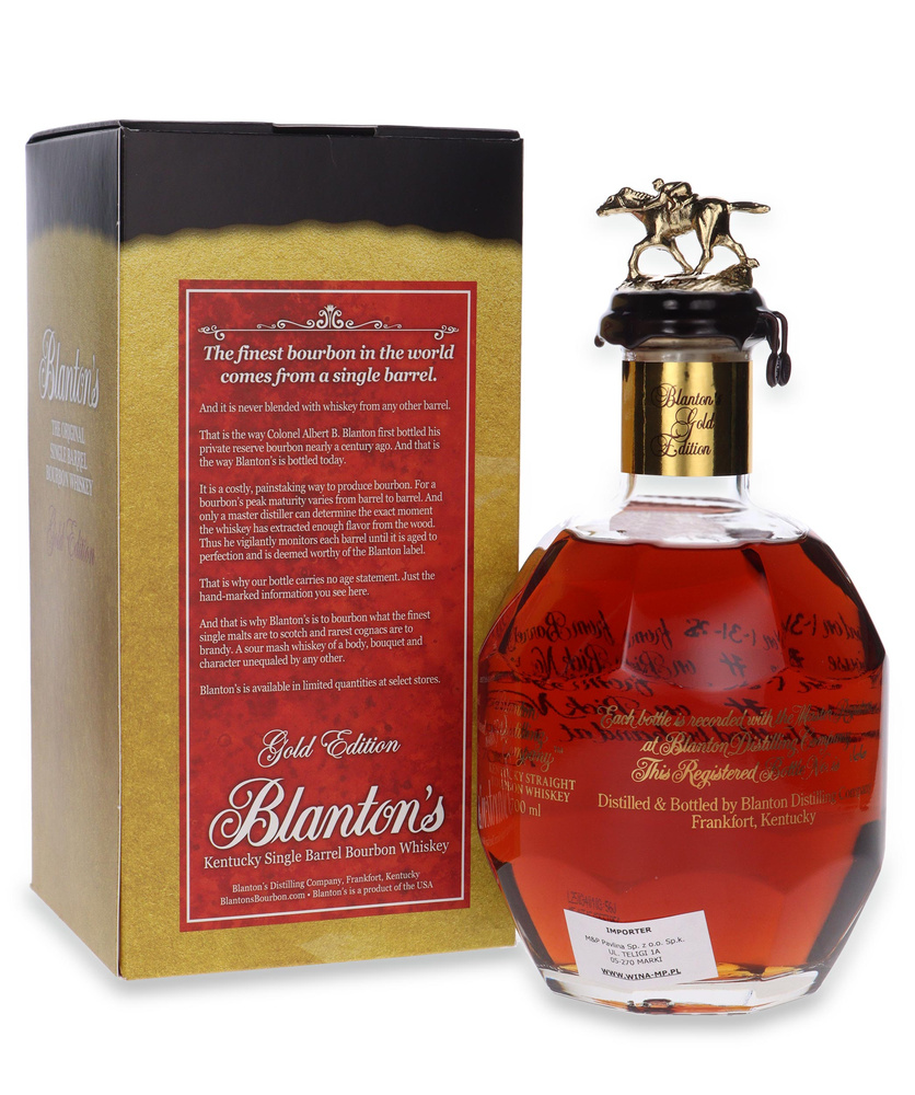 Blanton’s Gold Edition / 51,5% / 0,7l	