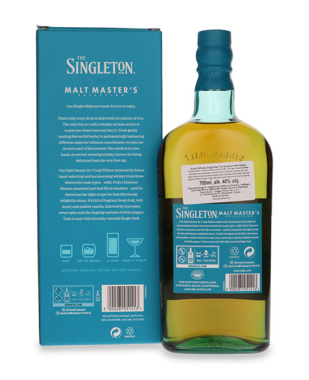 The Singleton of Dufftown Malt Master's Selection / 40% / 0,7l