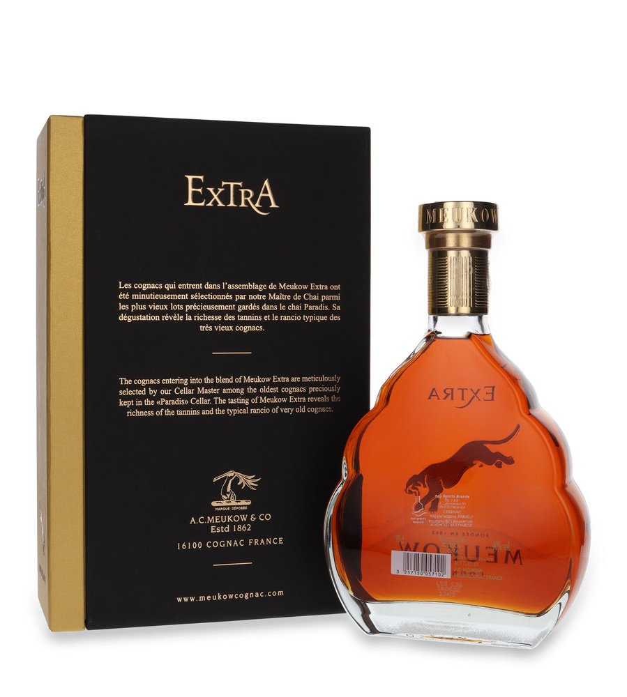 Cognac Meukow Extra / 40% / 0,7l