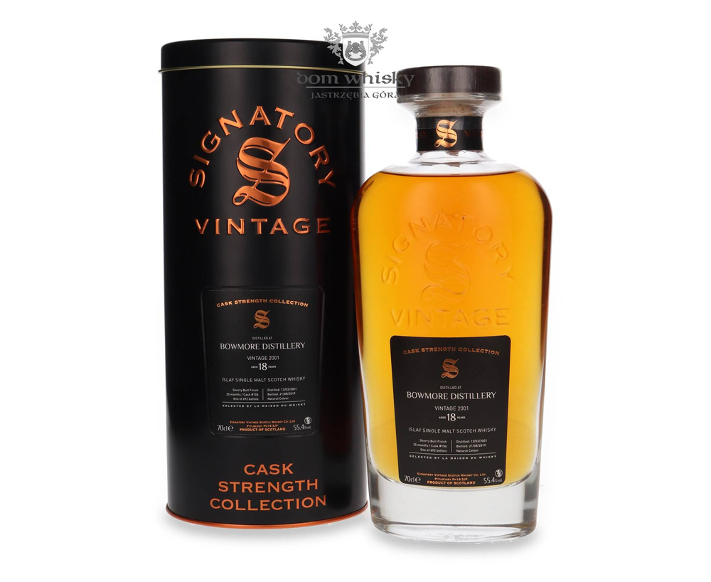 Bowmore 18-year-old (D.2001, B.2019) Signatory Vintage / 55.4% / 0.7l