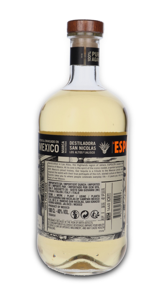 Espolon Tequila Reposado 100% Puro Agave/ 40% / 1,0l