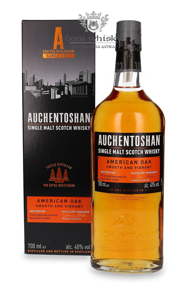 Auchentoshan American Oak Smooth & Vibrant /bez opakowania / 40% / 0,7l