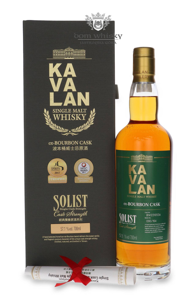 Kavalan Solist Ex-Bourbon Cask (Taiwan) / 57.1% / 0.7l