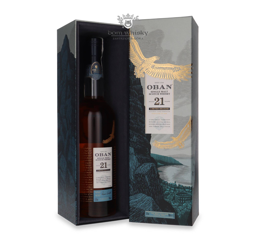 Oban 21-letni (D.1996 B.2018 ) Cask Strength / 57,9%/ 0,7l