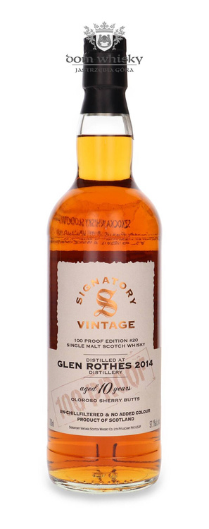 Glenrothes 10-letni 100 PROOF Edition #20 / 57,1% / 0,7l