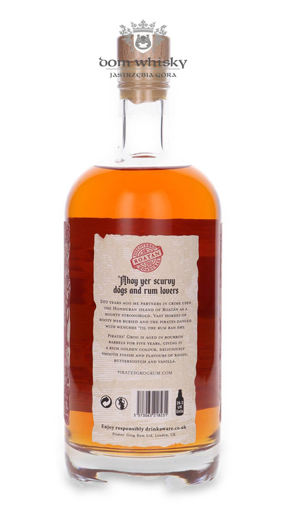 Pirates Grog 5-letni Rum /Honduras/ 37,5% / 0,7l