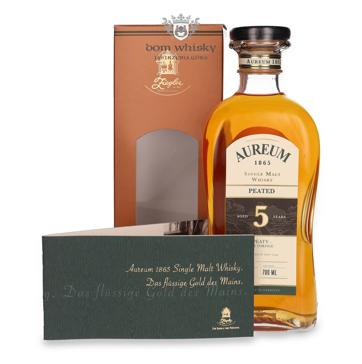 Aureum 1865 Peated 5-letni / 47% / 0,7l