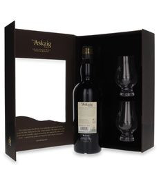 Port Askaig 8-letni + 2 szklanki / 45,8%/ 0,7l