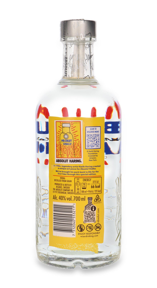Wódka Absolut Haring Limited Edition / 40% / 0,7l