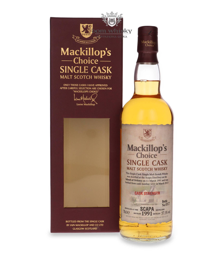 Scapa 1991 (B.2013) Mackillop's Choice / 57.1% / 0.7l