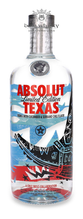 Wódka Absolut Texas Limited Edition / 40% / 0,75l