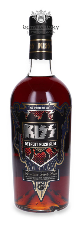 Kiss Detroit Rock Premium Dark Rum / 45% / 0,7l