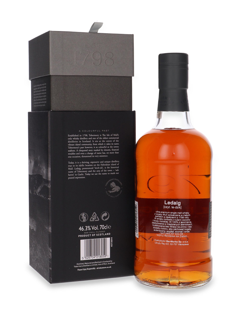 Ledaig 18-letni Sherry Cask Finish / 46,3%/ 0,7l 