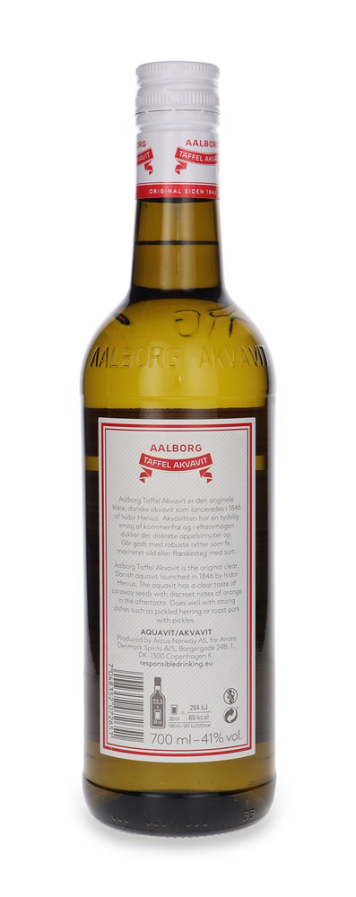 Aalborg Taffel Akvavit (Dania) / 41% / 0,7l