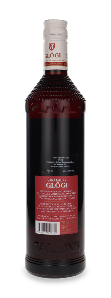 Vana Tallinn Glogi Authentic (Grzane Wino) / 12%/ 0,75l