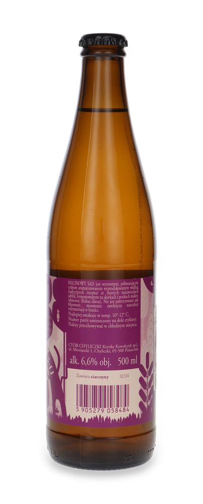 Cydr Chyliczki Malinowy Sad / 6,7%/ 0,5l