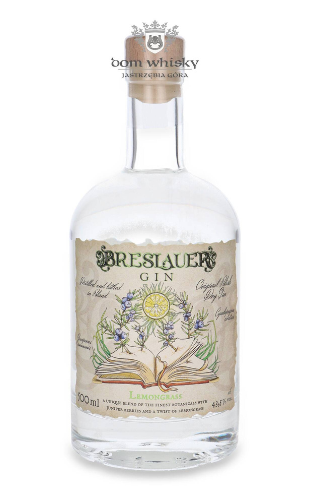 Breslauer Lemongrass Gin / 43.5% / 0.5l