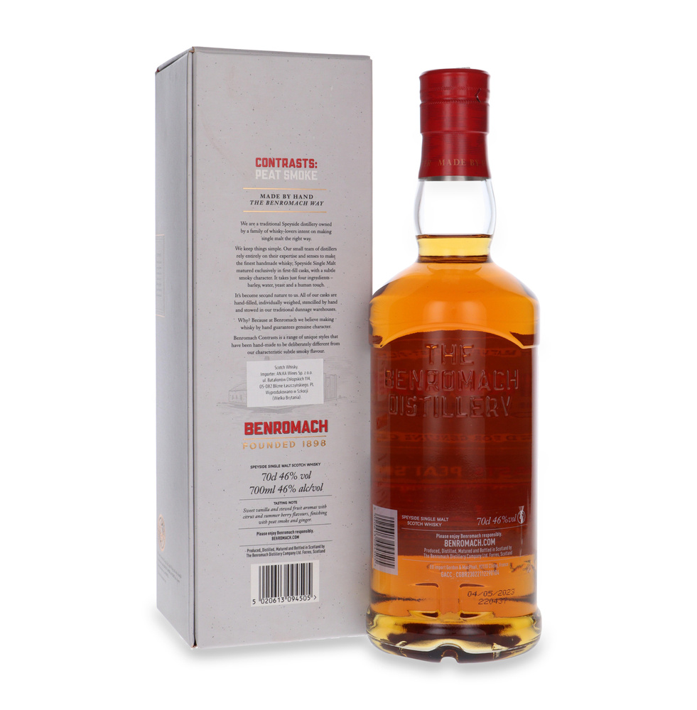 Benromach Contrasts: Peat Smoke (D.2014, B.2023) Sherry Cask / 46% / 0.7l