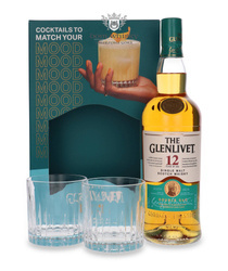 The Glenlivet 12-year-old Double Oak + 2 glasses / 40% / 0.7l