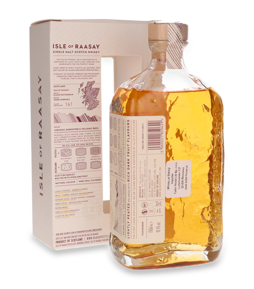 Isle of Raasay Batch # R-02 Lightly Peated / 46.4% / 0.7