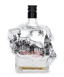 Wódka Map of Poland Vodka- Warszawa / 40% / 0,7l