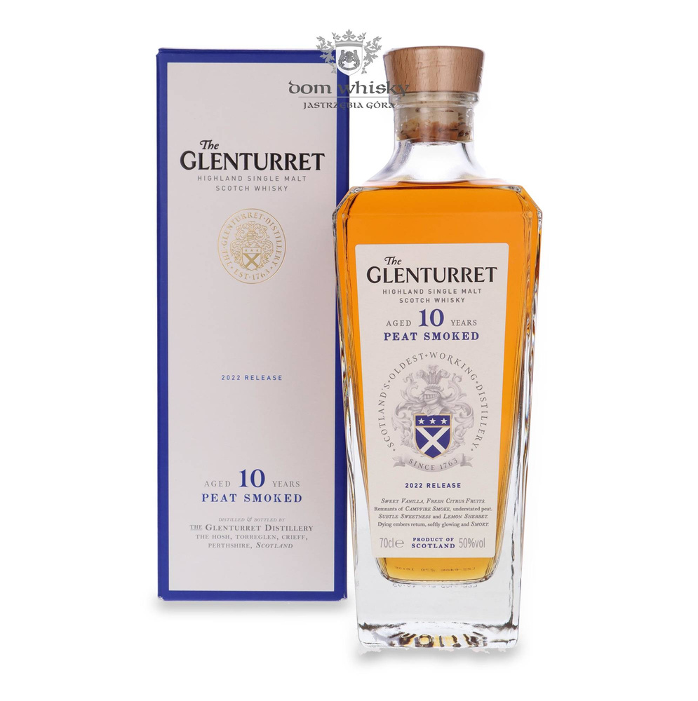 Glenturret 10-letni Peat Smoked 2022 Release / 50% / 0,7l