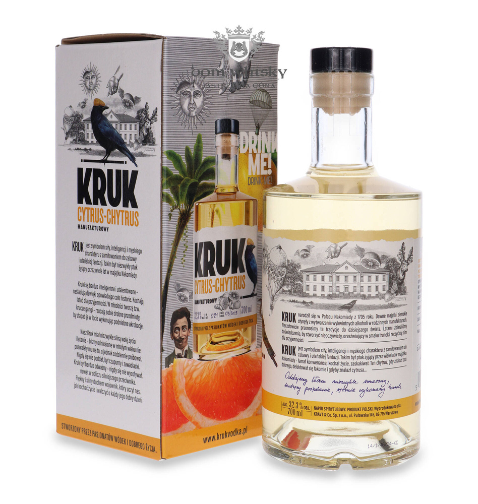 Vodka Kruk Citrus-Chytrus /carton/ 32.3% / 0.7l