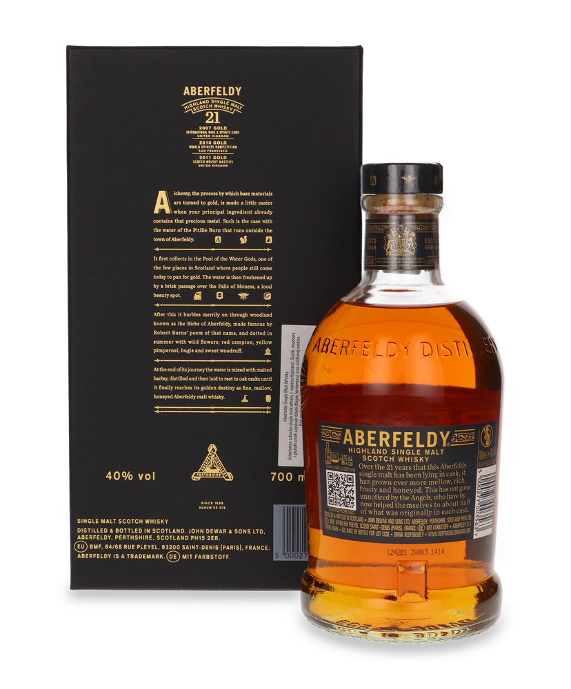 Aberfeldy 21-letni Single Malt Scotch Whisky Limited Release / 40% / 0,7l