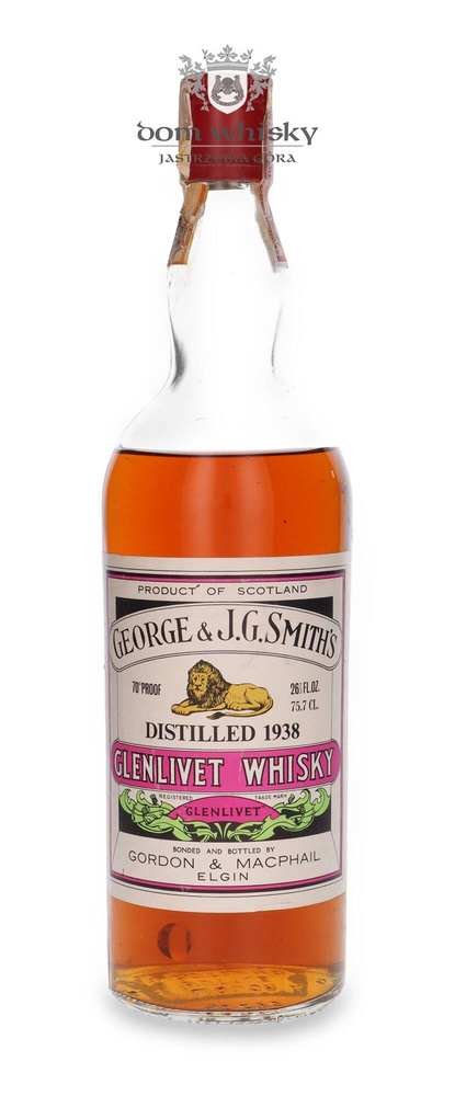 Glenlivet 1938 Gordon &amp; MacPhail (The Smith's Glenlivet) / 70 Proof (40%) / 262/3 Fl.Oz. (0.757l)