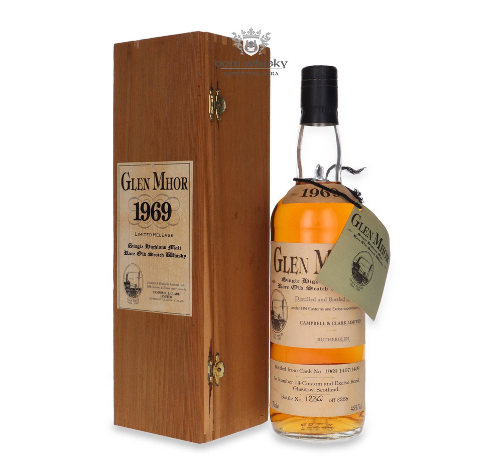 GGlen Mhor 1969 (Bottled 1990s) Campbell &amp; Clark / 45%/ 0.7l