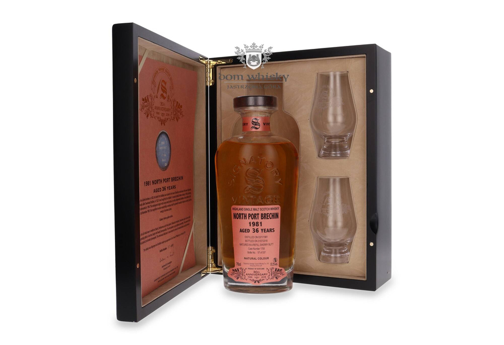 North Port-Brechin 36-year-old (D.1981, B.2018) Signatory Vintage 30th Anniversary / 57.2% / 0.7l