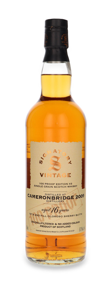 Cameronbridge 16-letni 100 PROOF Edition # 3 Signatory Vintage / 57,1% / 0,7l