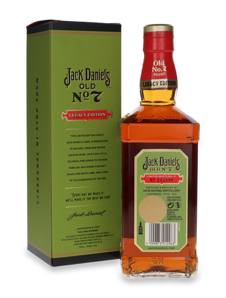 Jack Daniel’s Legacy Edition Series, First Edition / 43%/ 0,7l					