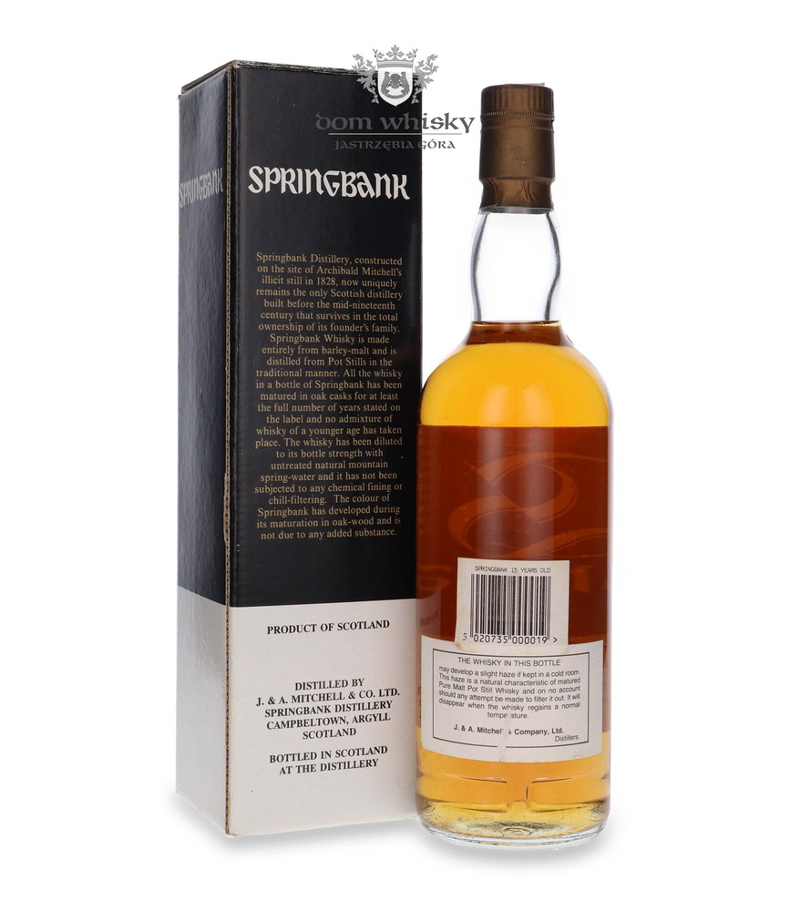Springbank 15-year-old (Bottled 1970s/80s) / 46% / 0.75l