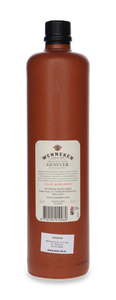 Wenneker Genever Oude Proever / 36% / 0,7l