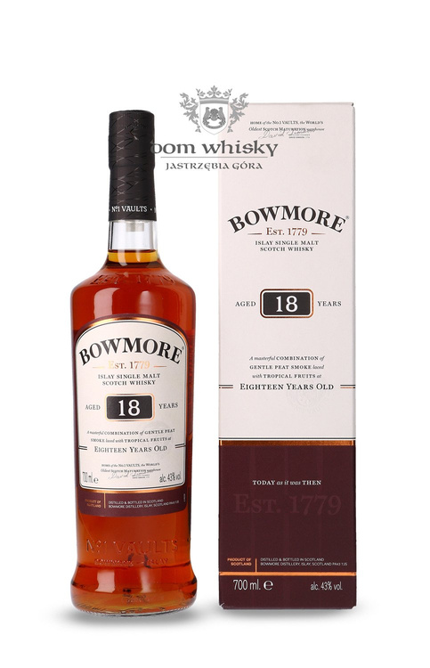 Bowmore 18-letni /43% / 0,7l