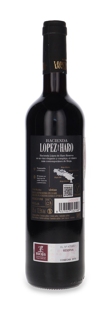 Hacienda Lopez de Haro Riserva /13,5% /0,75l