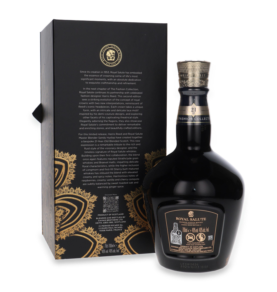 Chivas Royal Salute 21-letni Harris Reed II Edition / 40%/ 0,7l